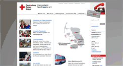 Desktop Screenshot of drk-nordfriesland.de