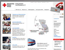Tablet Screenshot of drk-nordfriesland.de